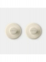 Brabantia, Set 2 porta asciugamani adesivi bianchi beige
